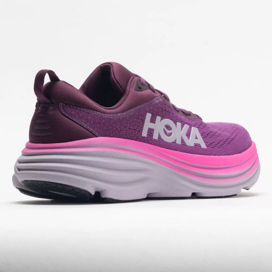 Hoka Bondi 8 Women's Shoes Beautyberry/Grape Wine