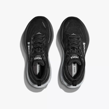 Hoka Women's Bondi 8 Shoes - Black / White