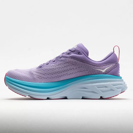 Hoka Bondi 8 Women's Shoes Chalk Violet/Pastel Lilac