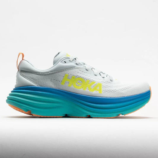 Hoka Bondi 8 Men's Shoes Ice Flow/Bit of Blue