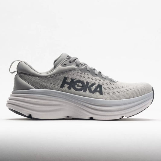 Hoka Bondi 8 Men's Shoes Sharkskin/Harbor Mist