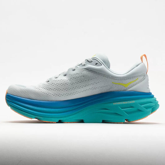 Hoka Bondi 8 Men's Shoes Ice Flow/Bit of Blue